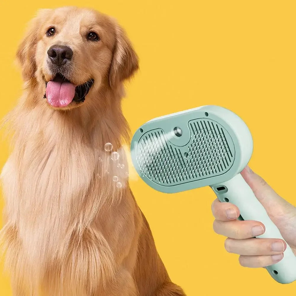 Mist Massage Brush sheddyMist PuffGroom Cat Brush