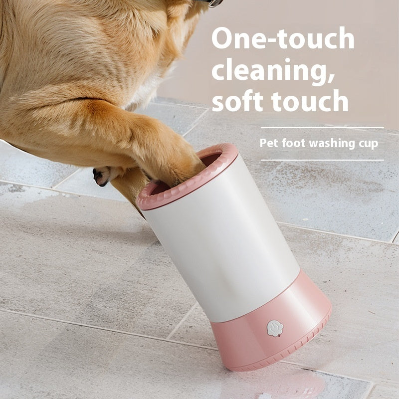 Automatic Pet Paw Cleaner Cup – Portable, Low-Noise Electric Paw Washer for Dogs & Cats